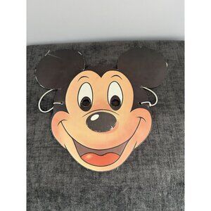 Vintage 1985 Cardboard Halloween Mask Disney Mickey Mouse